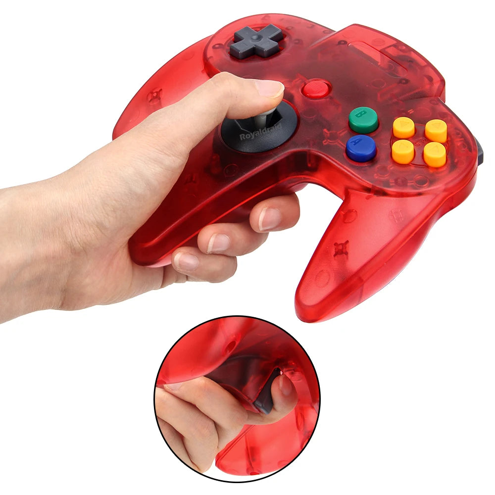 N64 Classic Wired Gamepad Controller With 8 Color Options - Smarsty