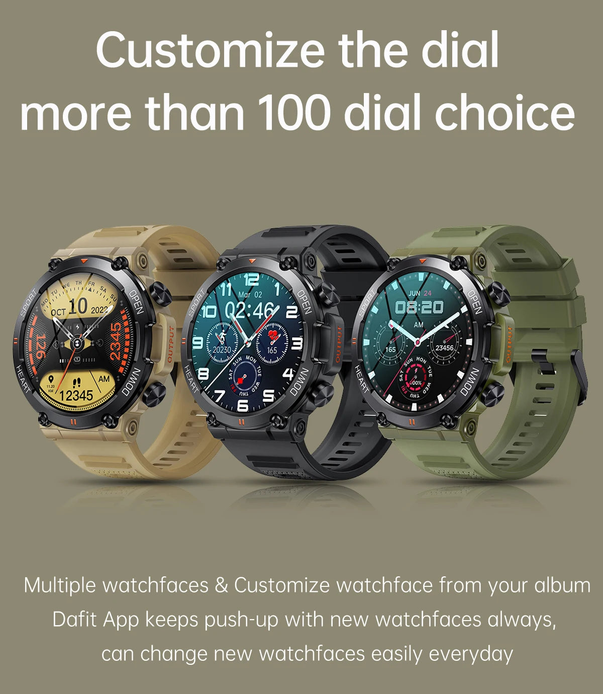 K56Pro Smart Watch for Men with Heart Rate Monitor - Smarsty