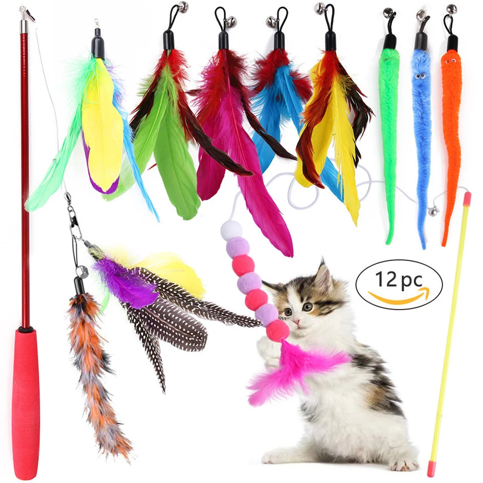 Interactive Cat Toy Combination Set for Fun Play - Smarsty