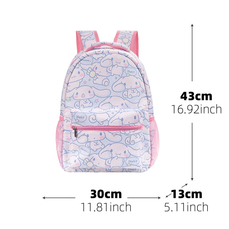 Cinnamoroll Anime Cartoon Large Capacity Kids Backpack - Smarsty