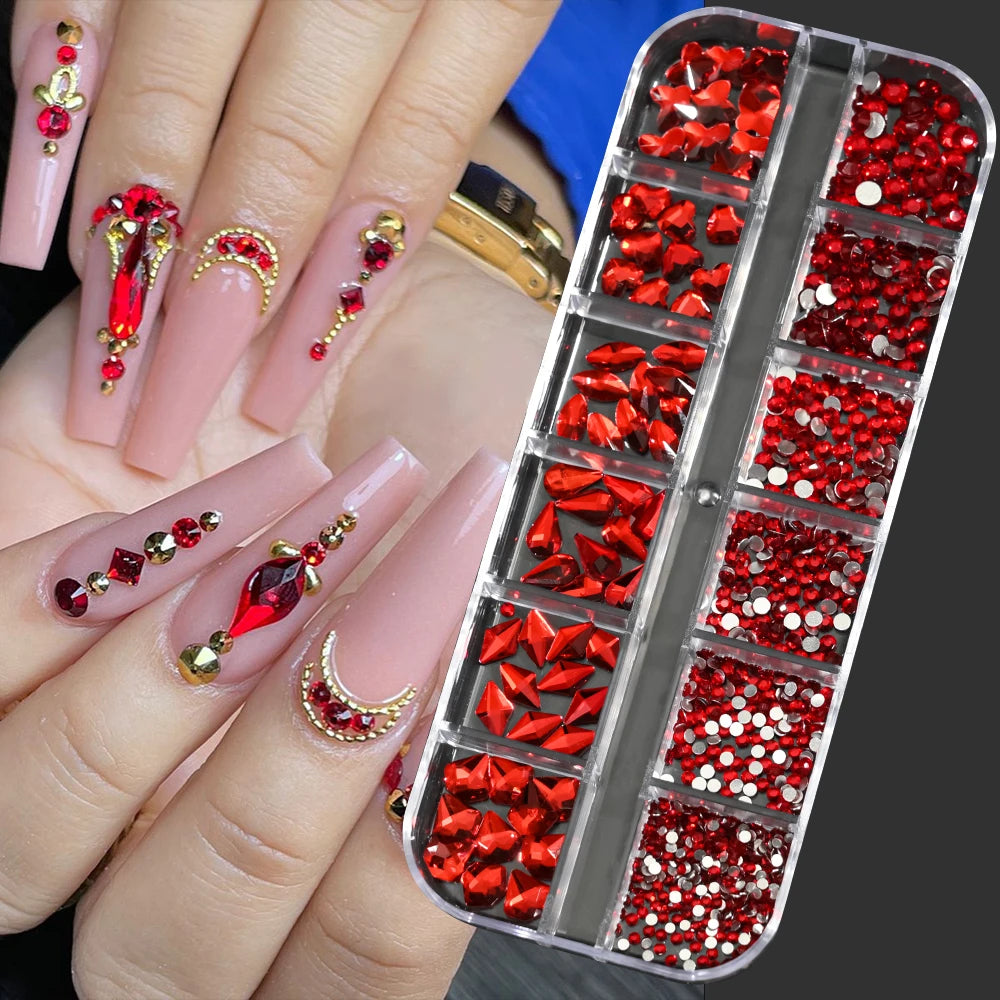 Mini Caviar Beads Nail Art Set with Magnetic Pen - Smarsty