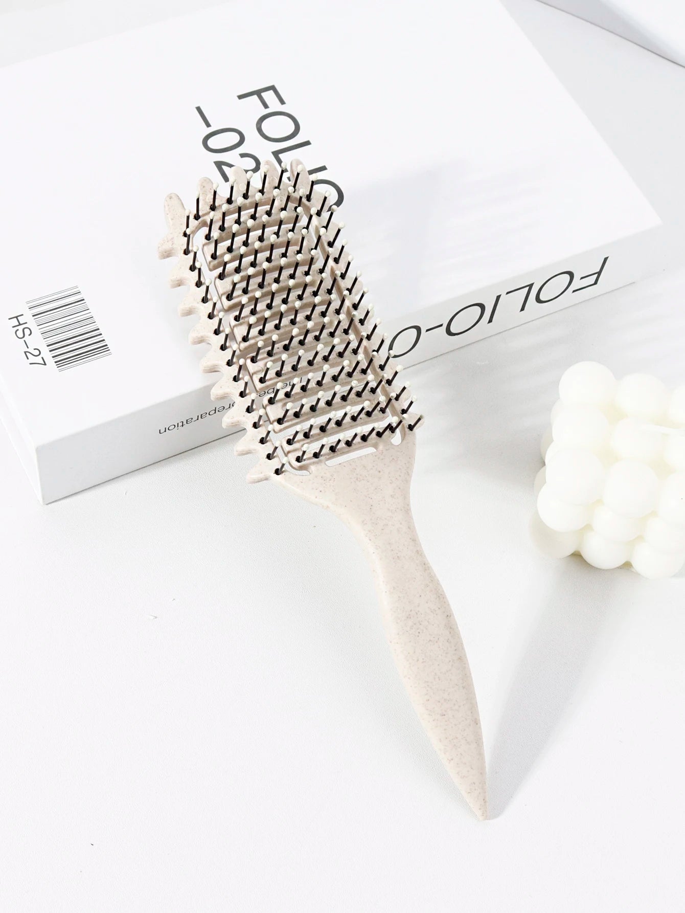 Curly Hair Styling Brush with Nylon Bristles - Smarsty