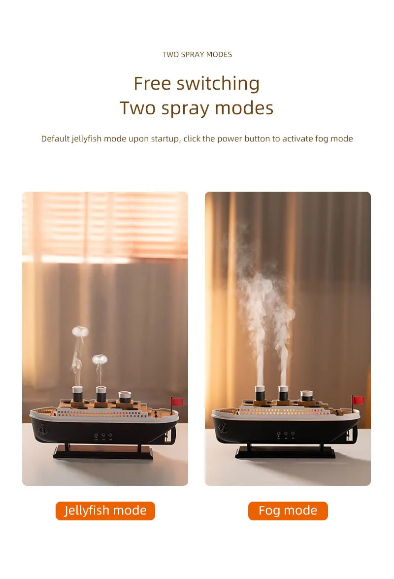 Ultrasound Air Humidifier with Colorful Night Light - Smarsty
