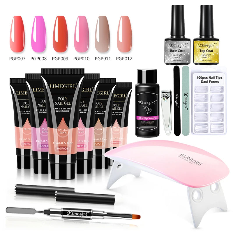 15ml Nail Gel Kit for Quick Extensions and Art - Smarsty
