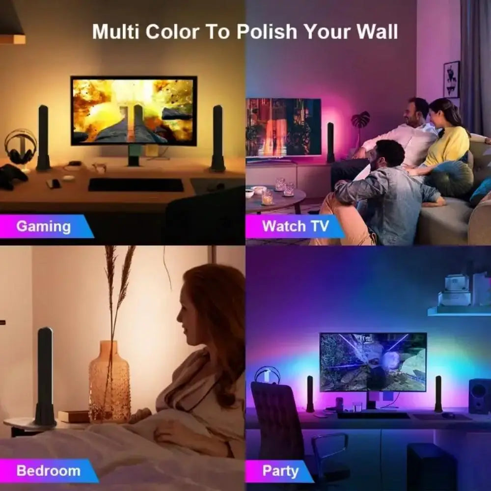 RGB Color Changing LED Light Bar for TV Ambiance - Smarsty