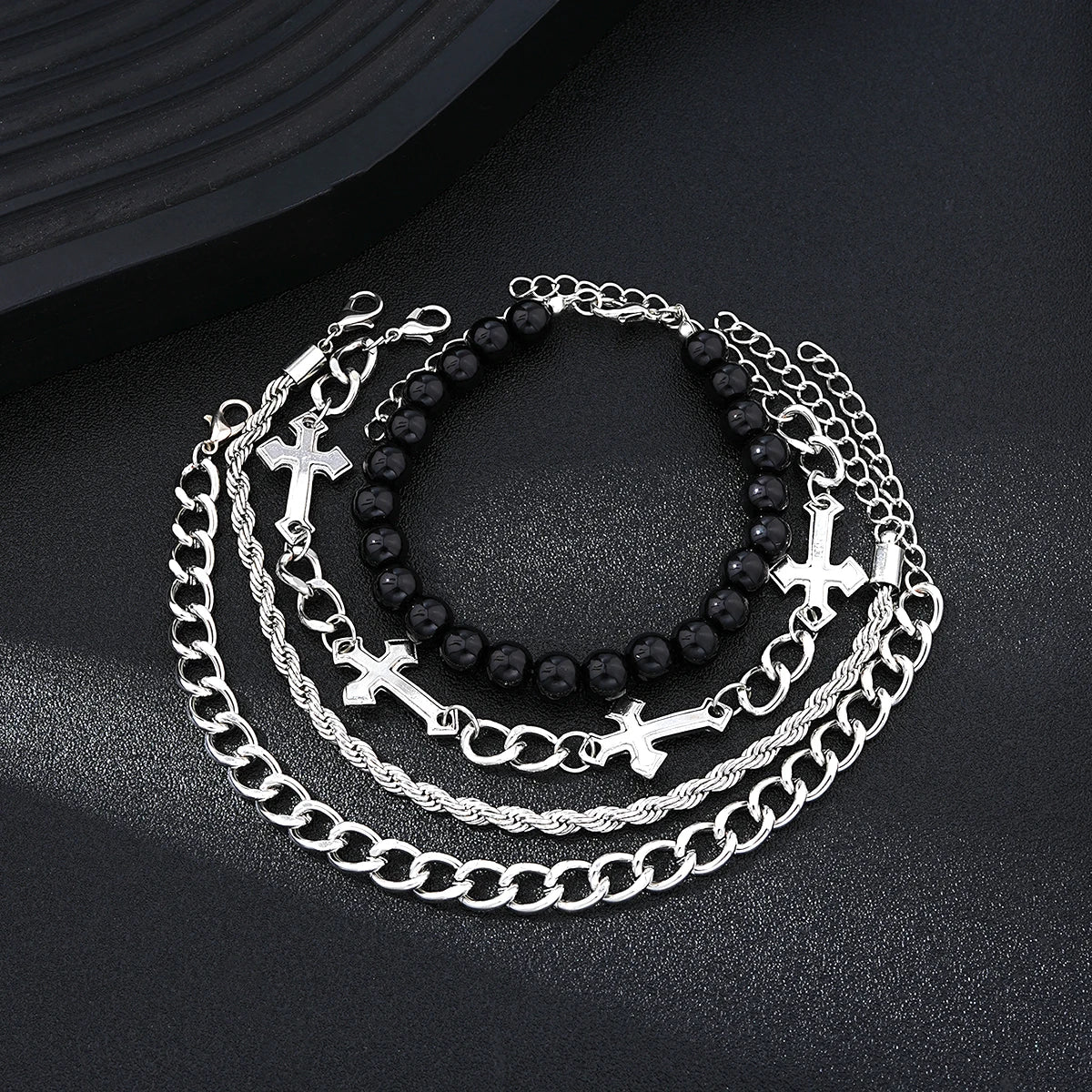 Stainless Steel Bracelet Set for Men and Women - Smarsty