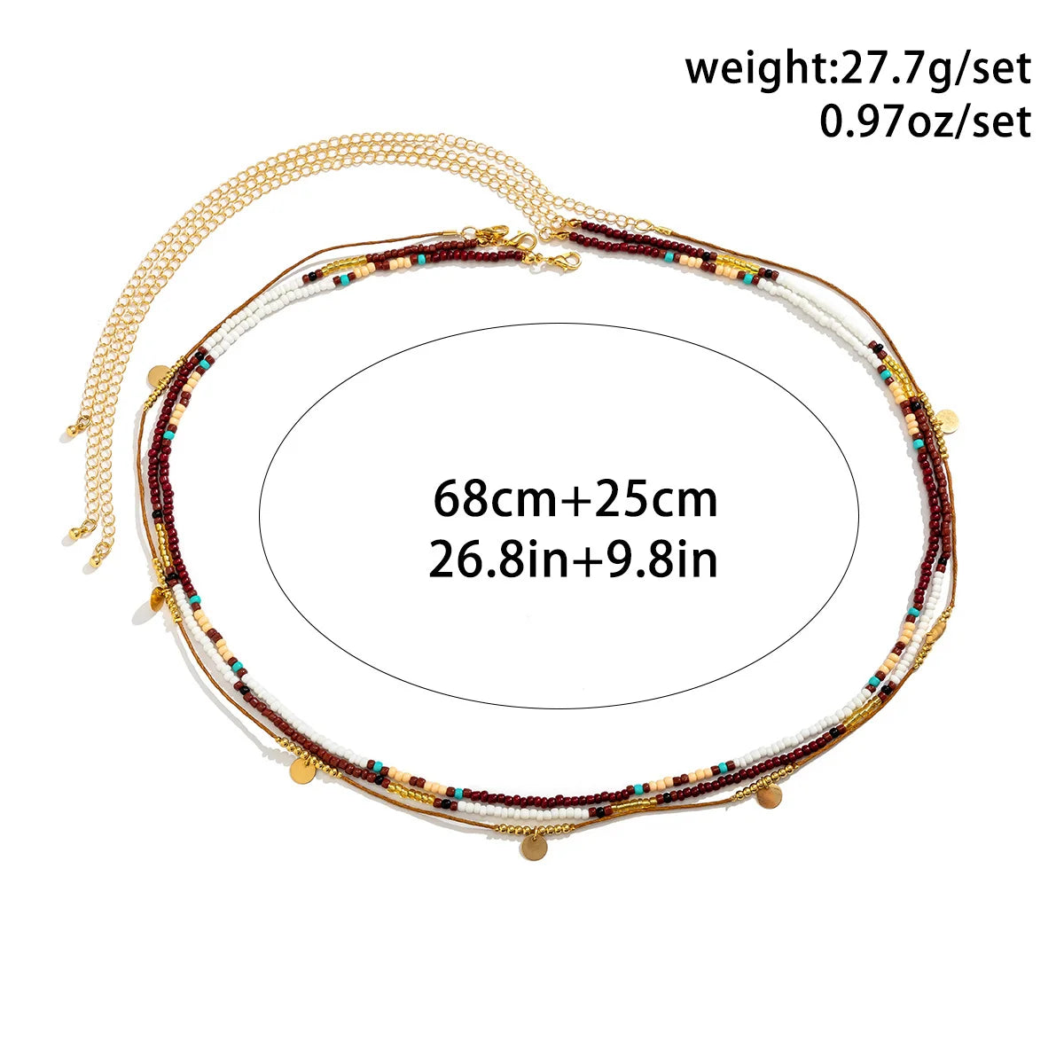 Lacteo Bohemia Seed Beads Waist Chain for Summer Style - Smarsty