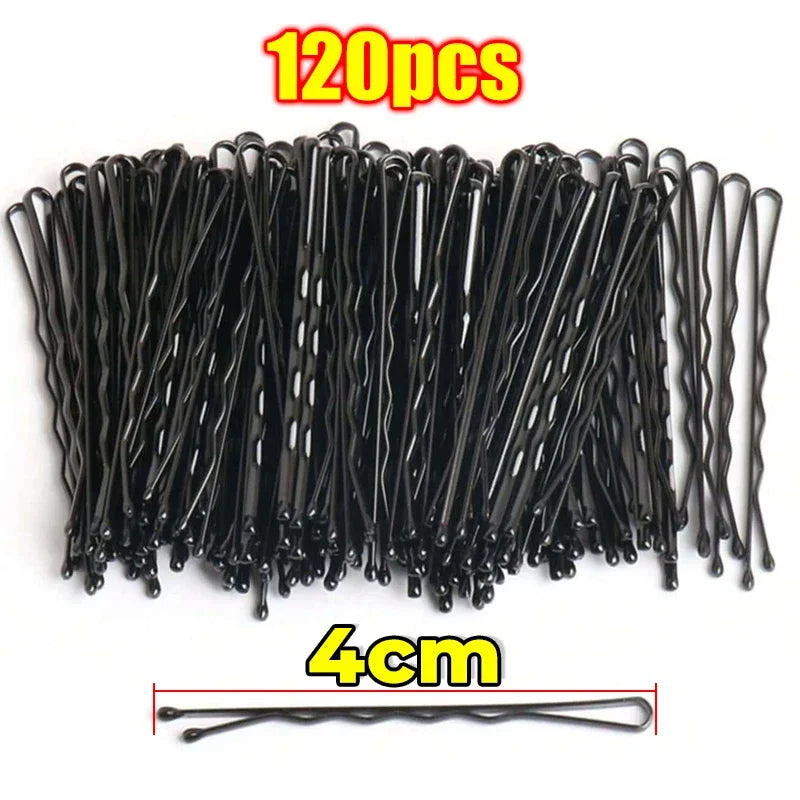 Black Bobby Pins Set for Effortless Hair Styling - Smarsty