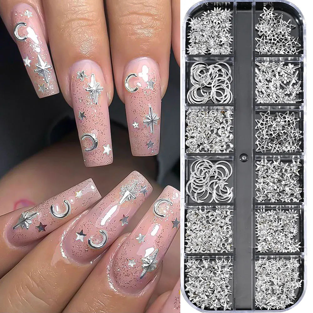 Mini Caviar Beads Nail Art Set with Magnetic Pen - Smarsty