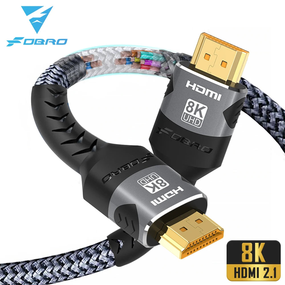 8K HDMI 2.1 Cable for High-Speed Gaming and Streaming - Smarsty