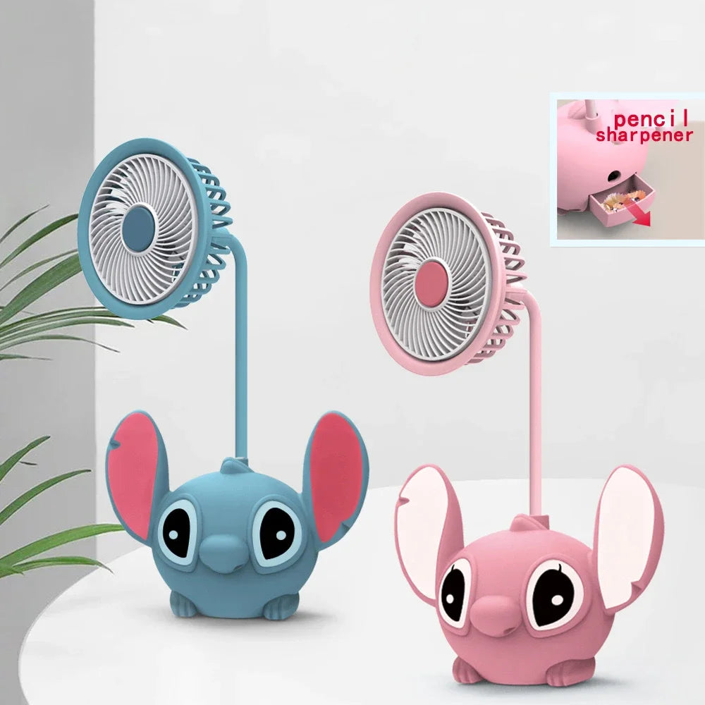LED Lilo and Stitch Desk Lamp with Pencil Sharpener - Smarsty