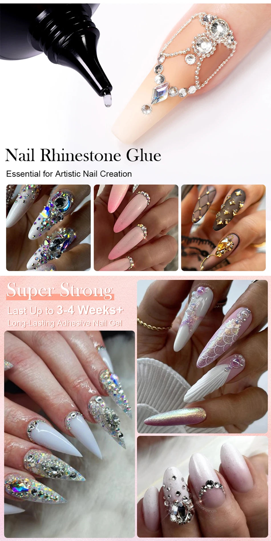 Born Pretty Nail Rhinestone Glue for 3D Nail Art - Smarsty