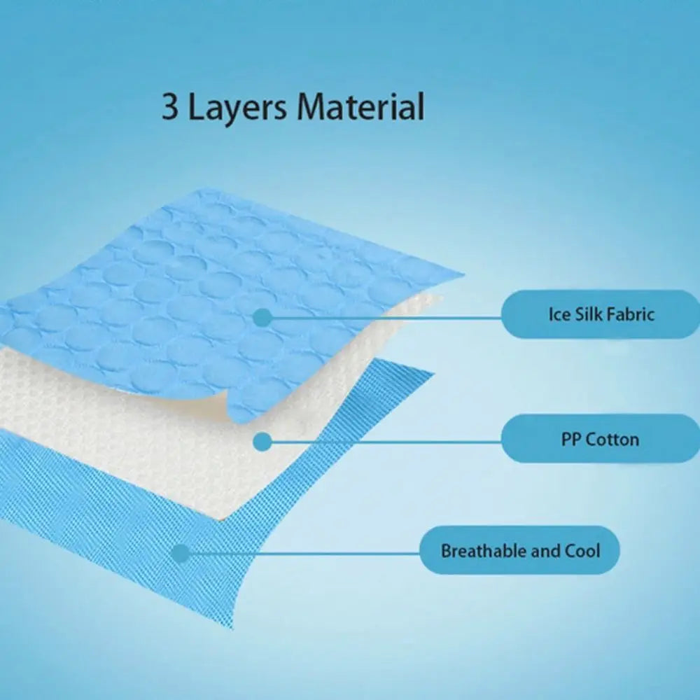 Cooling Summer Dog Mat Breathable Pet Bed Washable - Smarsty