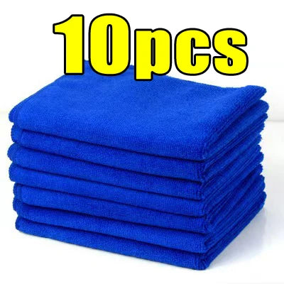 Microfiber Cleaning Cloths Lint Free Microfiber Cleaning Towel Cloths Reusable Cleaning Towels w/ Super Absorbent for Car Window - Smarsty