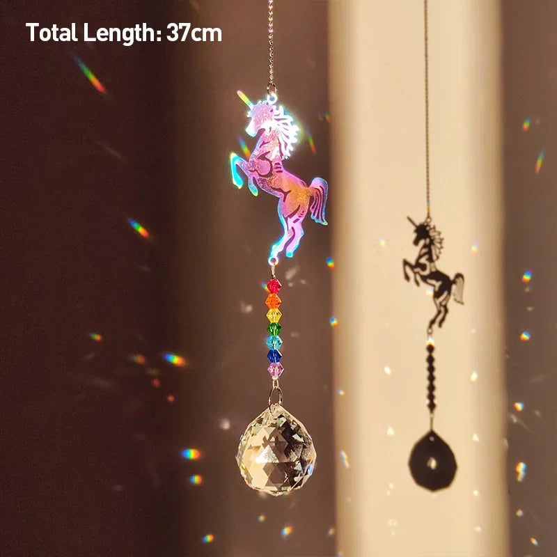 Colorful Crystal Pendant Suncatcher for Home Decoration - Smarsty