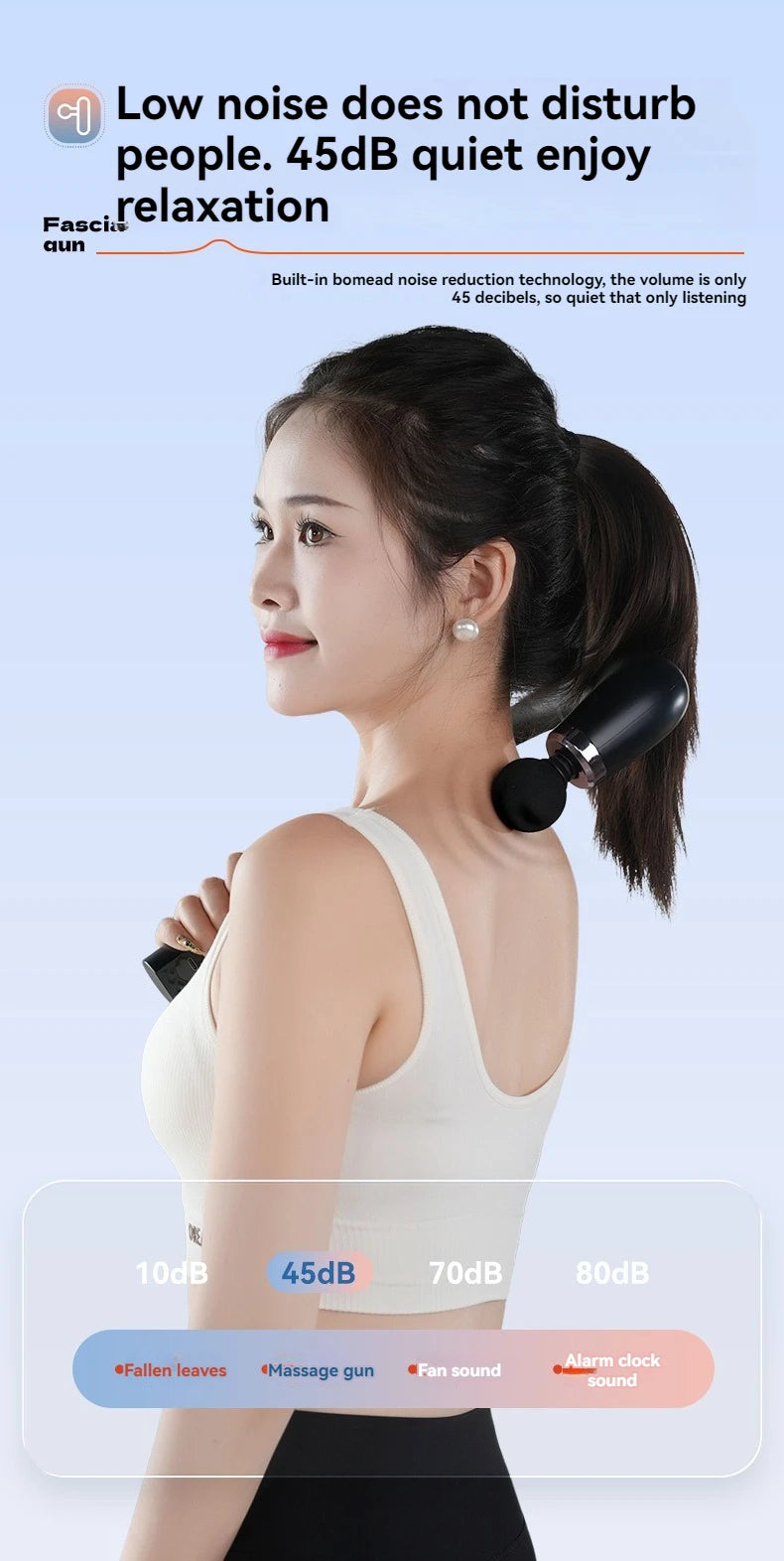 Smart Fascia Gun Electric Massager for Deep Tissue Relief - Smarsty
