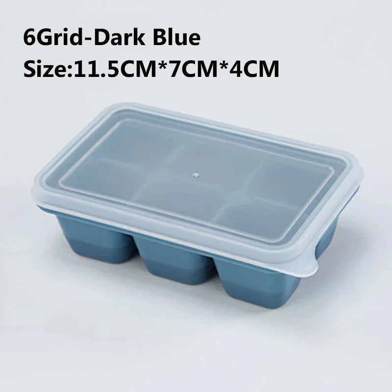 4/6/8/15/160 Grid Big Ice Tray Mold Giant Jumbo Large Food Grade Silicone Ice Cube Square Tray Mold DIY Ice Maker Ice Cube Tray - Smarsty