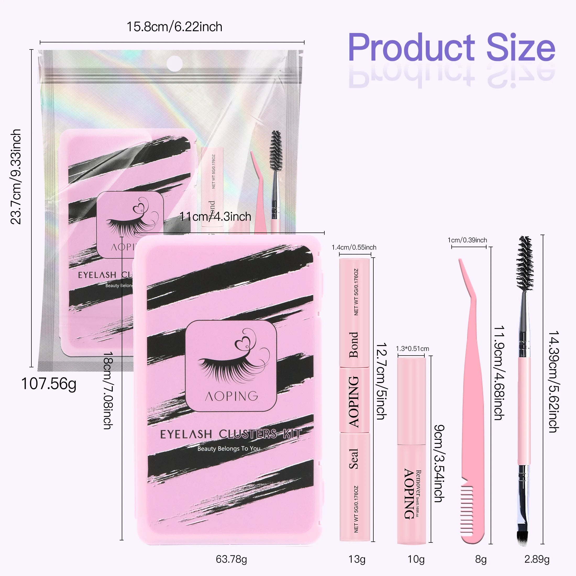 DIY False Eyelashes with Application Tools for All Styles - Smarsty