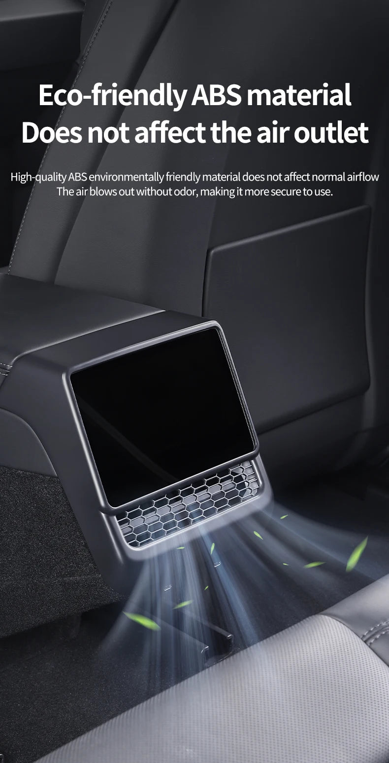 Rear Center Console Air Vent Cover Dust Shield for EV - Smarsty