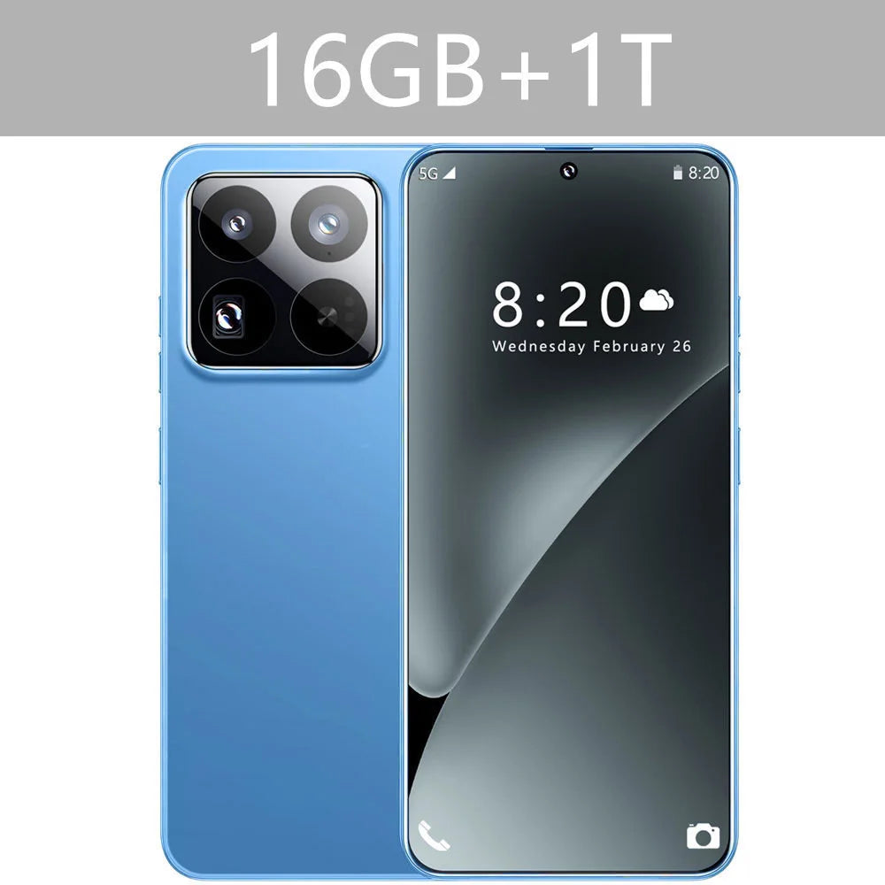 New 2025 HOT 15 Ultra 7.0HD Global Edition Original Smart Dual Card Facial Recognition Function 8000mAh Battery