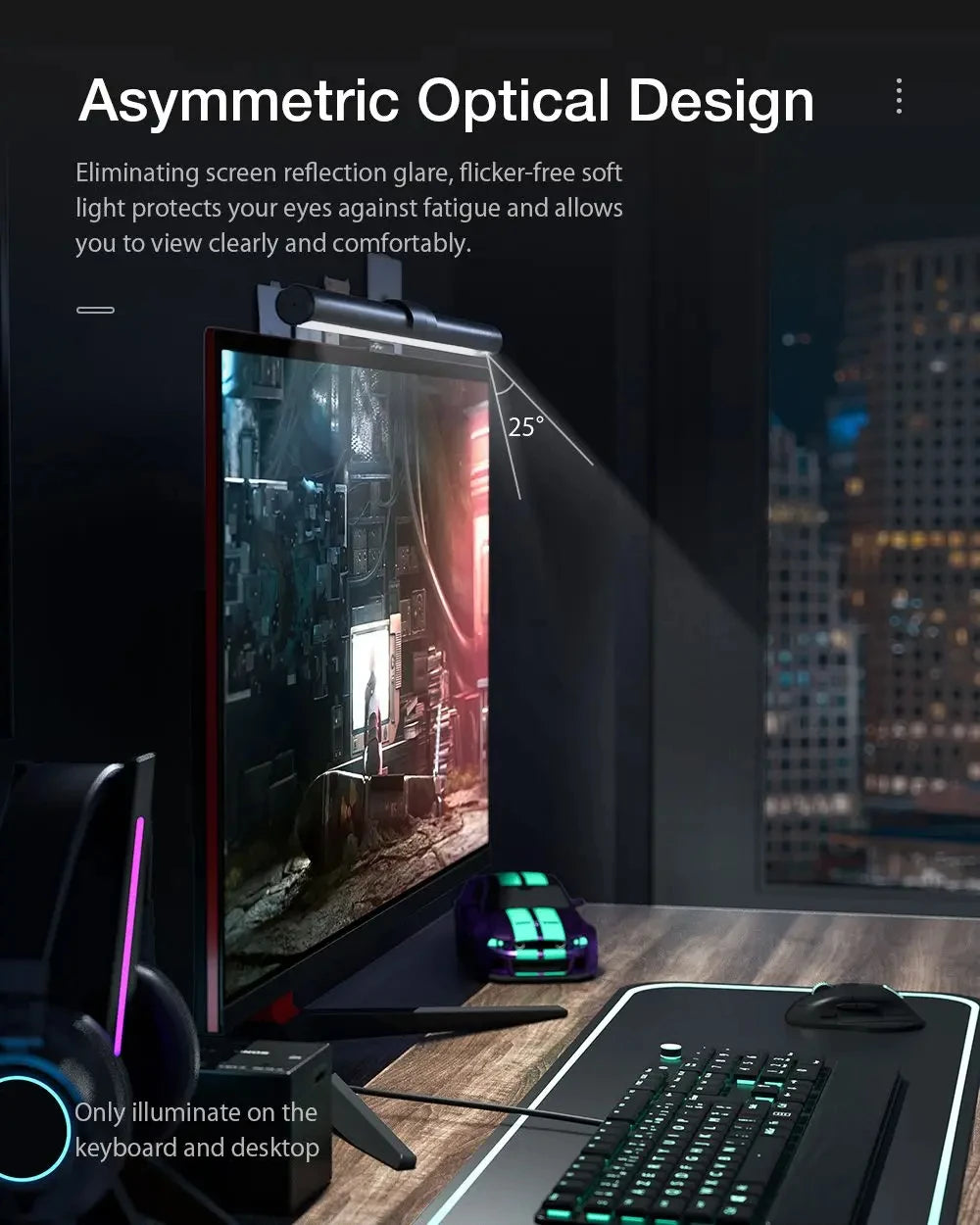 RGB Desktop Atmosphere Light Strip for Eye Protection - Smarsty