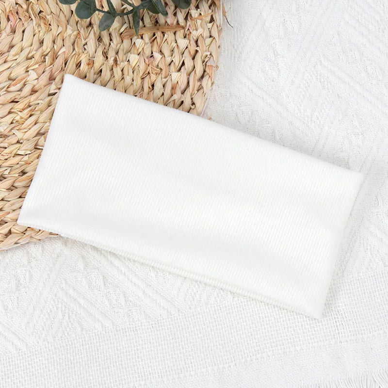 Elastic Solid Color Headbands For Running Non Slip Comfort - Smarsty