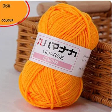 Soft Cotton Knitting Yarn for DIY Baby Sweaters - Smarsty