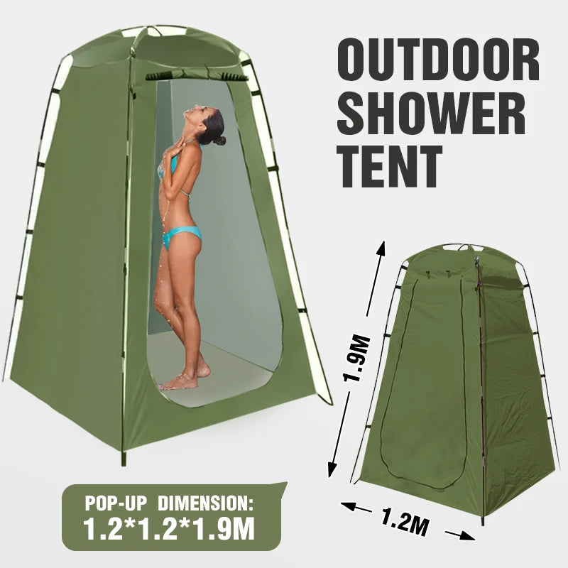 Westtune Portable Privacy Shower Tent Outdoor Waterproof Changing Room Shelter for Camping Hiking Beach Toilet Shower Bathroom by Smarsty