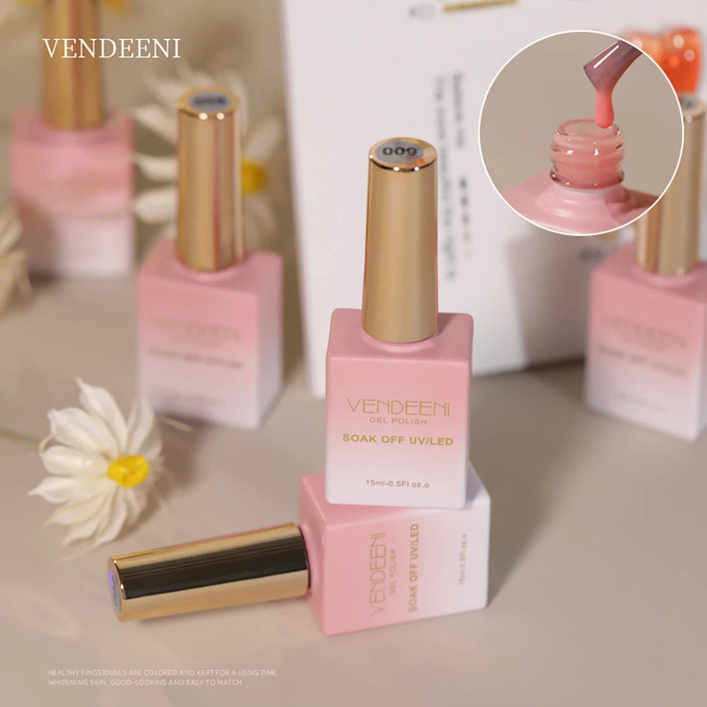 Vendeeni 24 Colors Jelly Gel Nail Polish Set - Smarsty