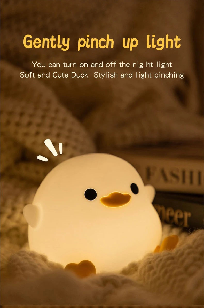 Soft Light Doudou Duck Night Light for Kids - Smarsty