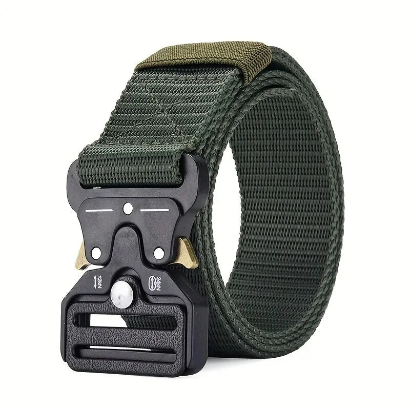 Men's Multi Function Tactical Canvas Belt with Compass - Smarsty