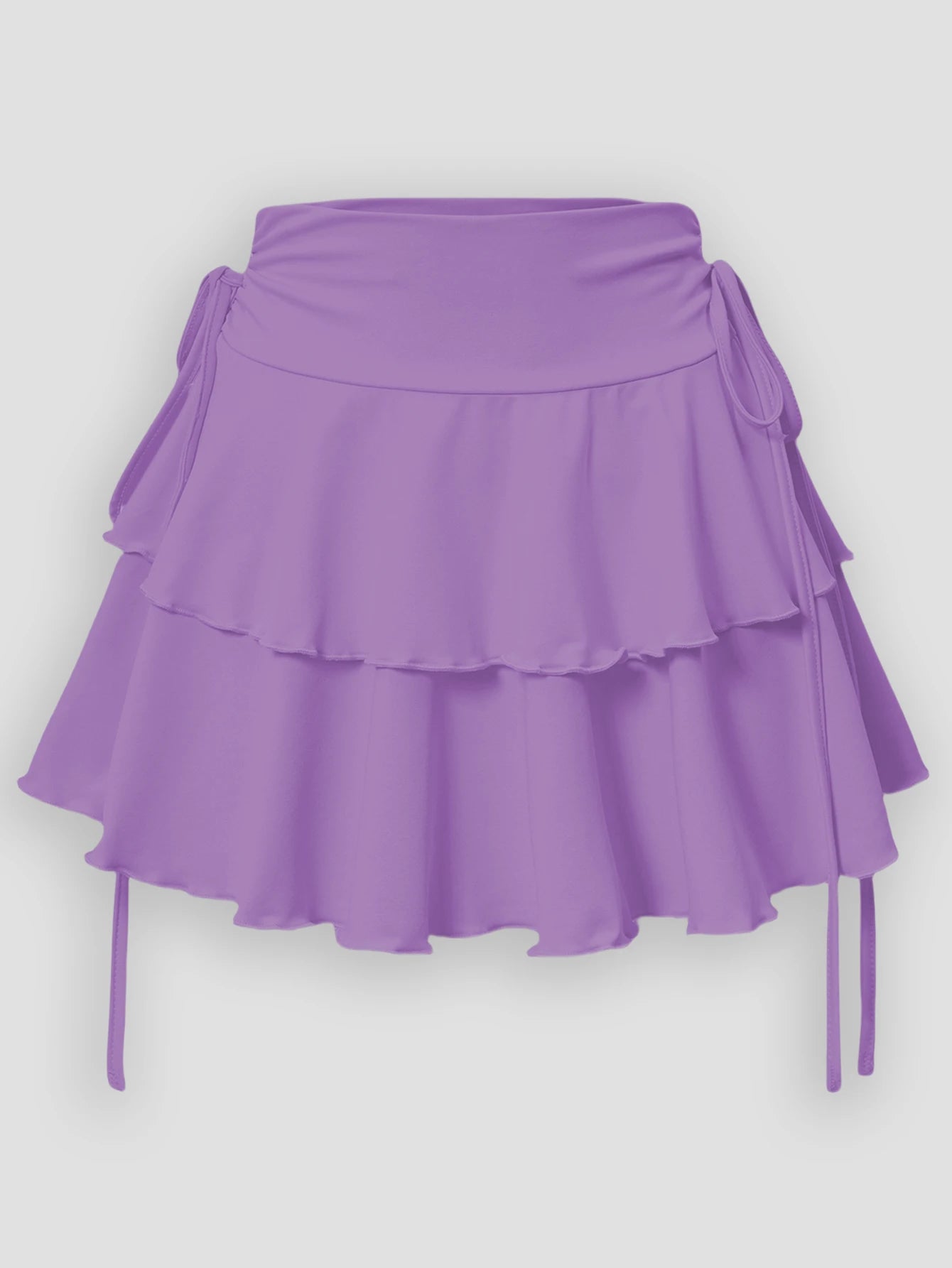 2025 New Solid Color Skirt Women Summer Fashion Outdoor Versatile High Waist Slim Fit Elastic Waist Short Skirt Goods In Stock - Smarsty