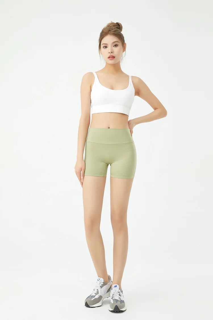 Peach Butt Fitness Shorts Women's Exercise Three-Quarter Pants Cargo Air Dry Pocket Yoga Tight Lift Summer - Smarsty