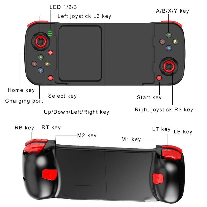 Wireless Bluetooth Game Controller for Mobile Gaming - Smarsty