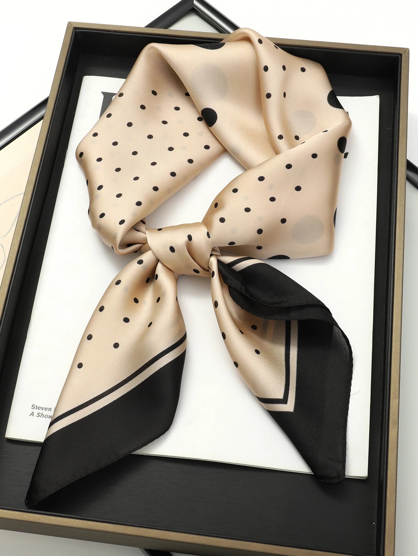 Satin Silk Square Scarf for Women Sun Protection - Smarsty