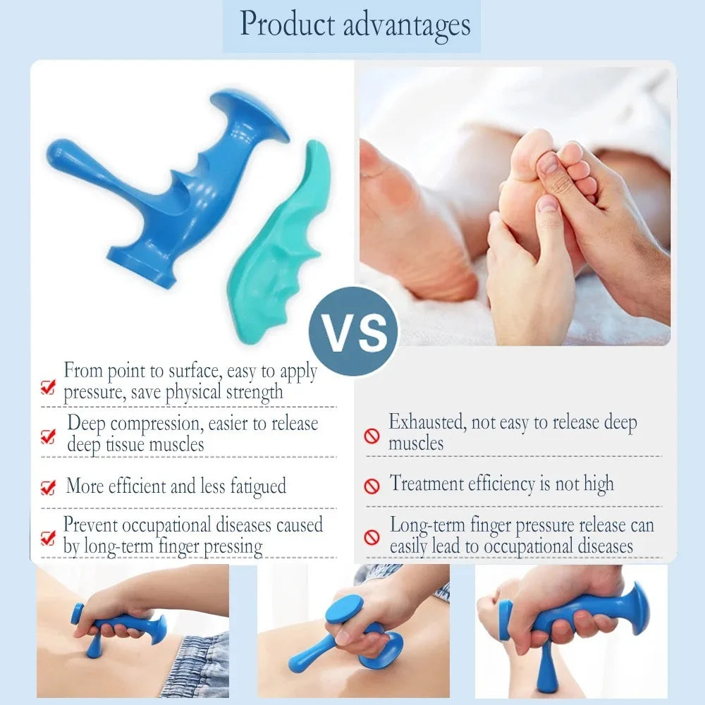 T-Shaped Massage Tool for Deep Muscle Relaxation - Smarsty