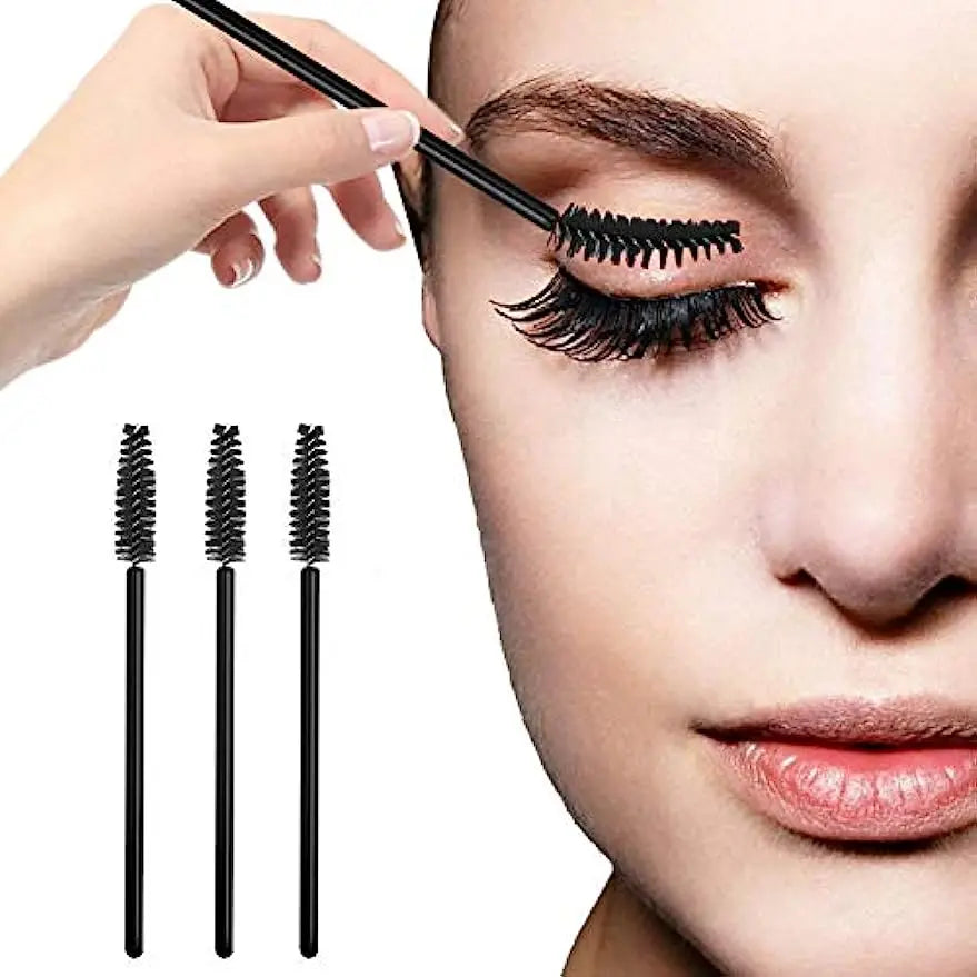 100 Pcs Disposable Eyelash Brushes for Easy Makeup Application - Smarsty