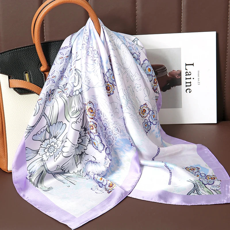 Luxury Silk Hijab Hair Bands With Sun Protection - Smarsty