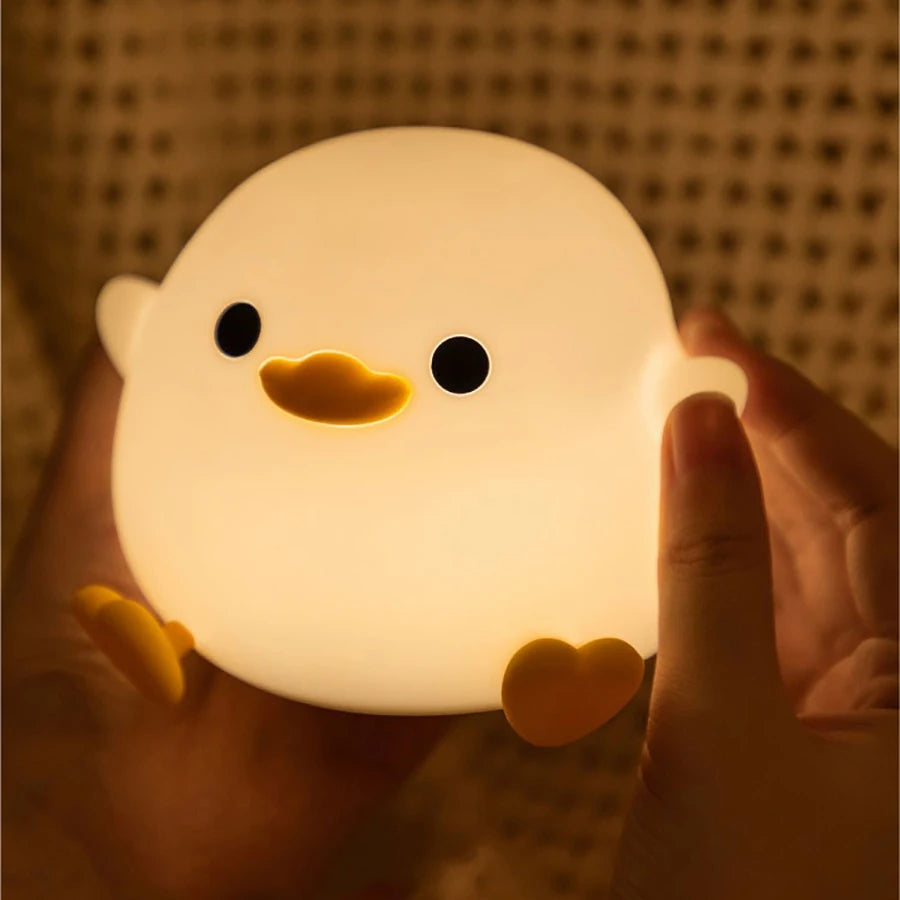 Cute Duck Night Light with Touch Sensor and Timer - Smarsty