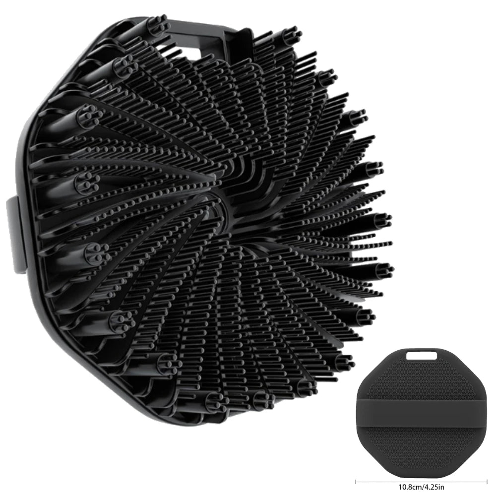 Exfoliating Silicone Brush Cleanser with No Slip Handle - Smarsty