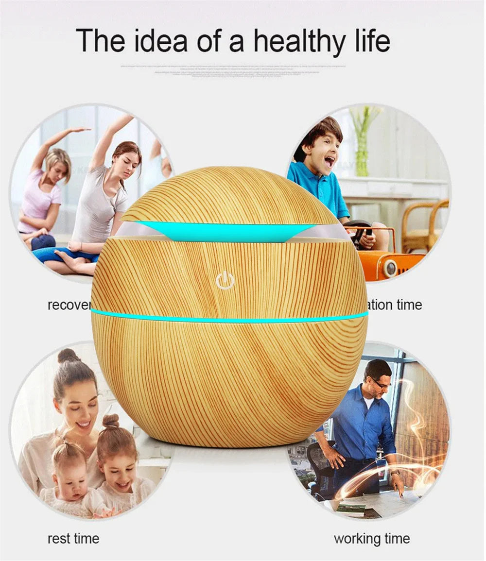 Electric Aromatherapy Humidifier with Ultrasonic Mist - Smarsty