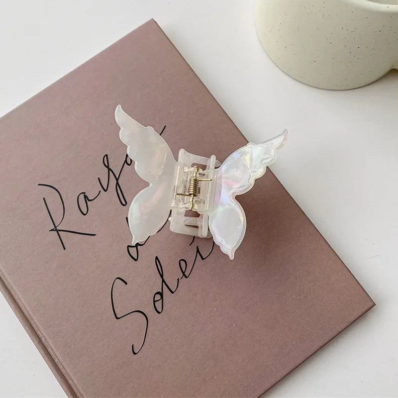 French Retro Butterfly Hair Clips for Trendy Girls - Smarsty