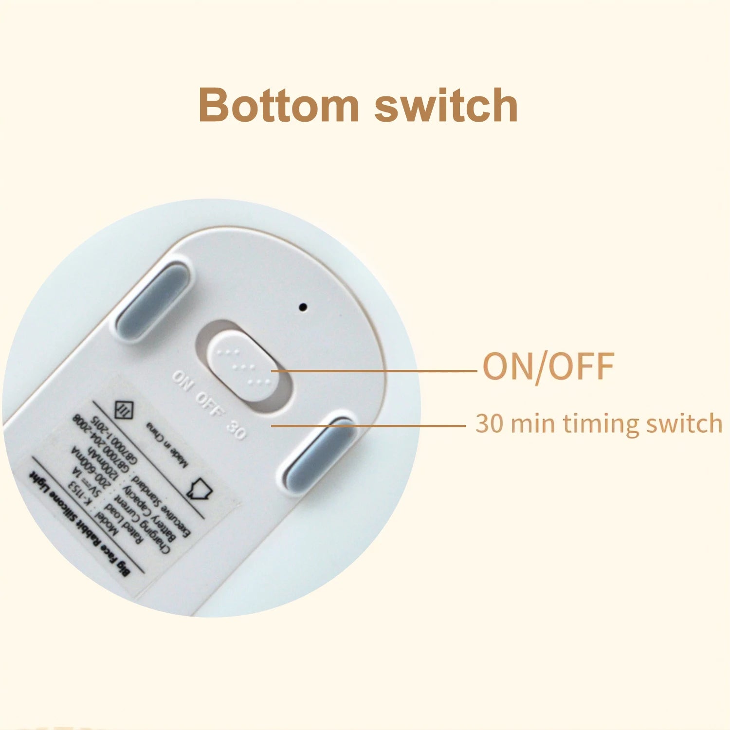 Cute Rabbit LED Night Light for Kids Bedroom - Smarsty