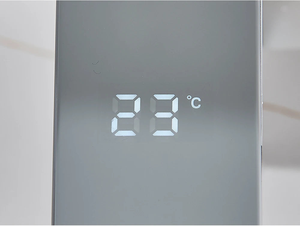 White Smart Sensor Basin Faucet with Digital Display - Smarsty
