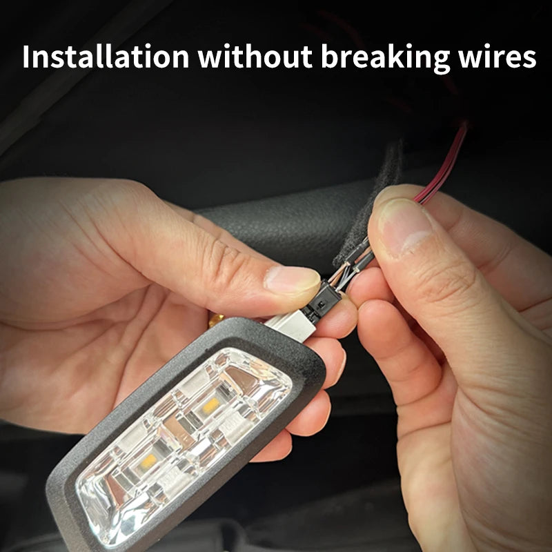 Car high brightness trunk lighting ambient light interior decoration LED wiring free automatic sensing tailgate light strip - Smarsty