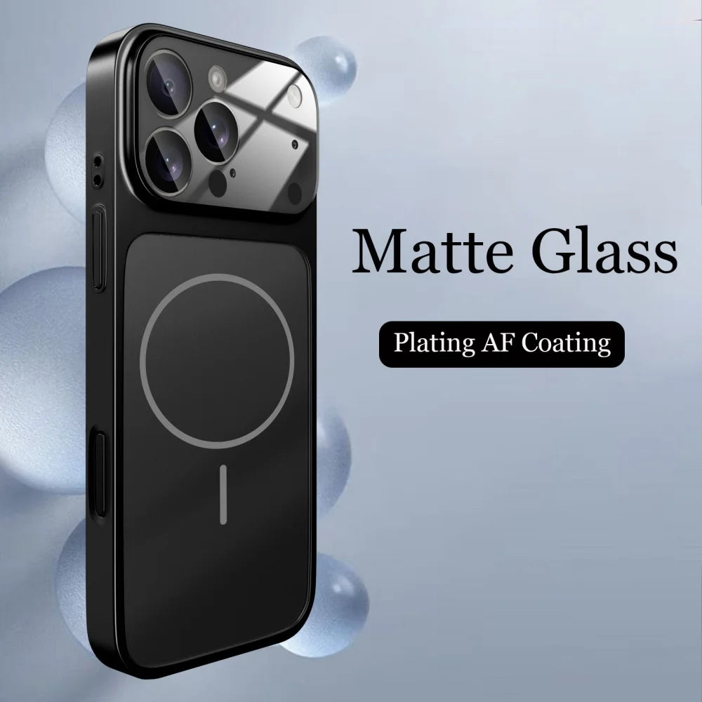 Smarsty Glass Nano Matte MagSafe Case For IPhone Pro Max Armor -