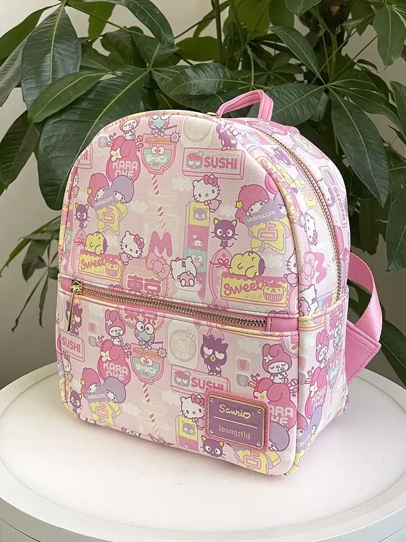 Charming Kids PU Backpack Cute Character Travel Bag - Smarsty