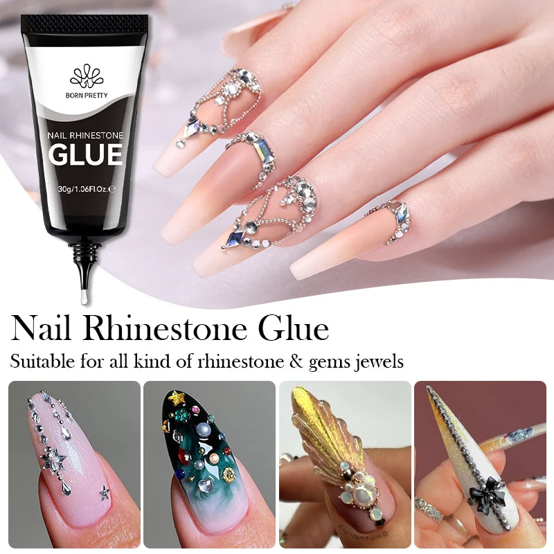 Born Pretty Nail Rhinestone Glue for 3D Nail Art - Smarsty