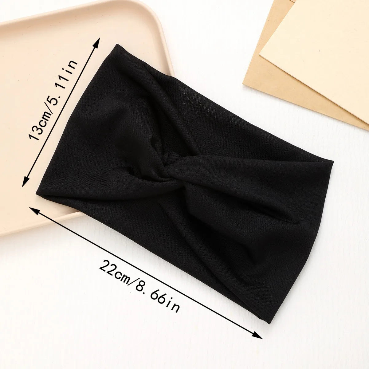 Women Wide Yoga Headband Sweat Absorbing Non Slip Elastic - Smarsty