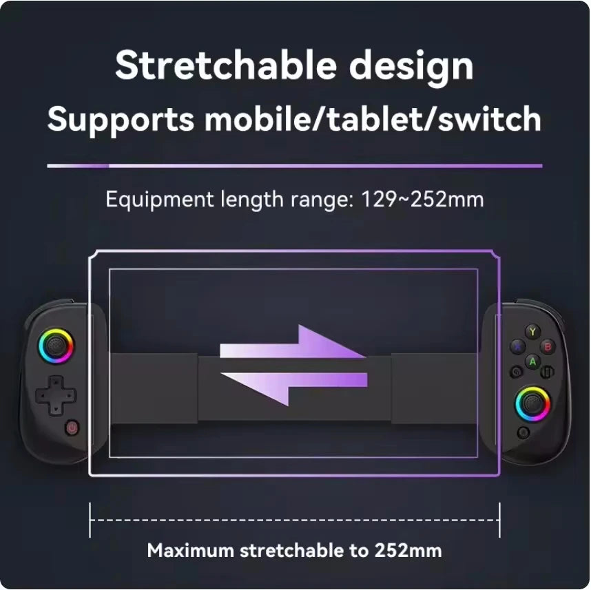 Wireless Bluetooth Game Controller for PS4 Switch Mobile - Smarsty